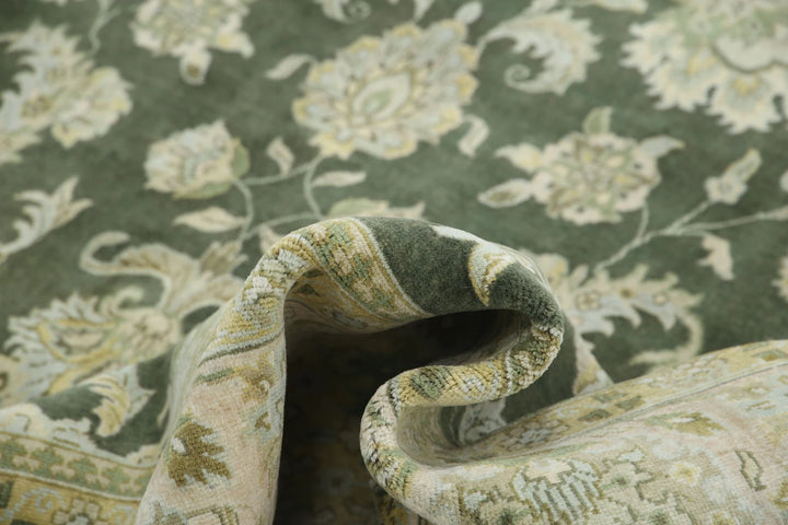 Indian Ziegler Rug 8' 9" x 12' 3" Hand-Knotted | No. AT35029