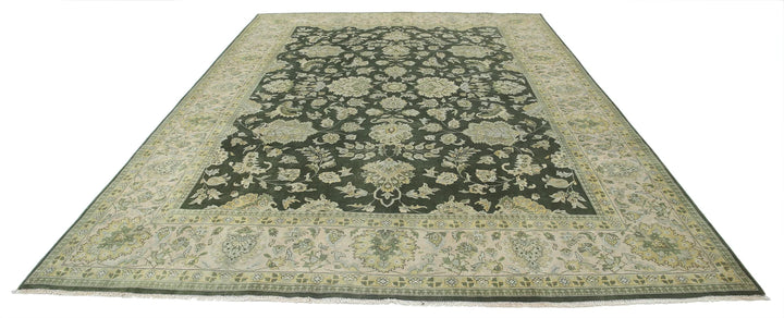 Indian Ziegler Rug 8' 9" x 12' 3" Hand-Knotted | No. AT35029