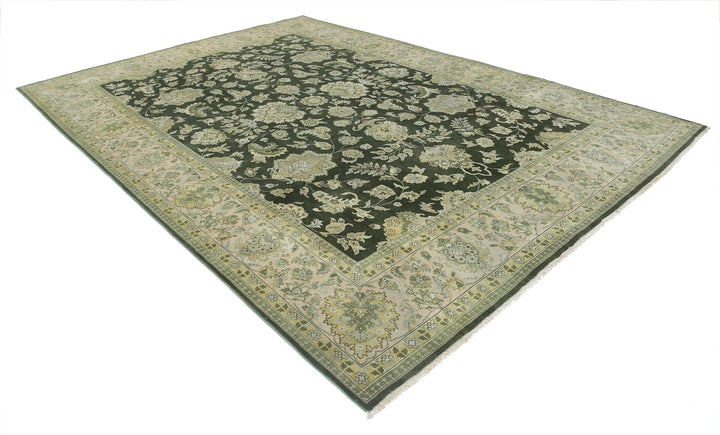Indian Ziegler Rug 8' 9" x 12' 3" Hand-Knotted | No. AT35029