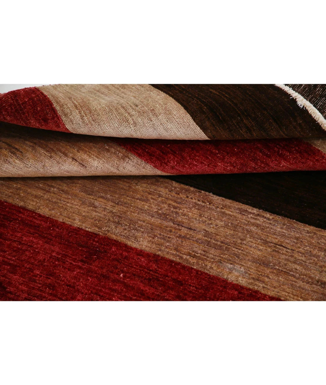 Multicolor Afghan Oriental Rug 4' 1" x 5' 9" Hand-Knotted | No. AT35031
