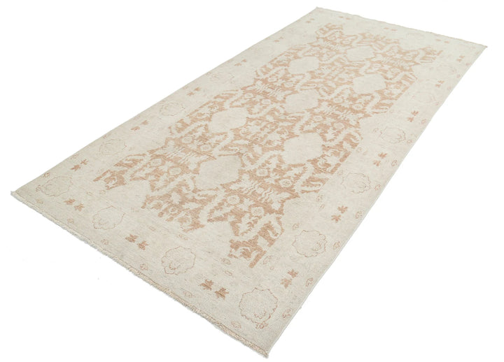 Afghan Serenity Rug 4' 8" x 9' 8" Hand-Knotted | No. AT35050