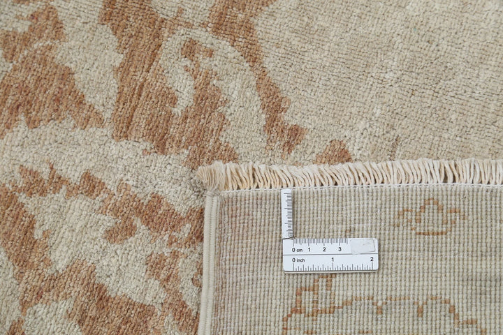 Afghan Serenity Rug 4' 8" x 9' 8" Hand-Knotted | No. AT35050
