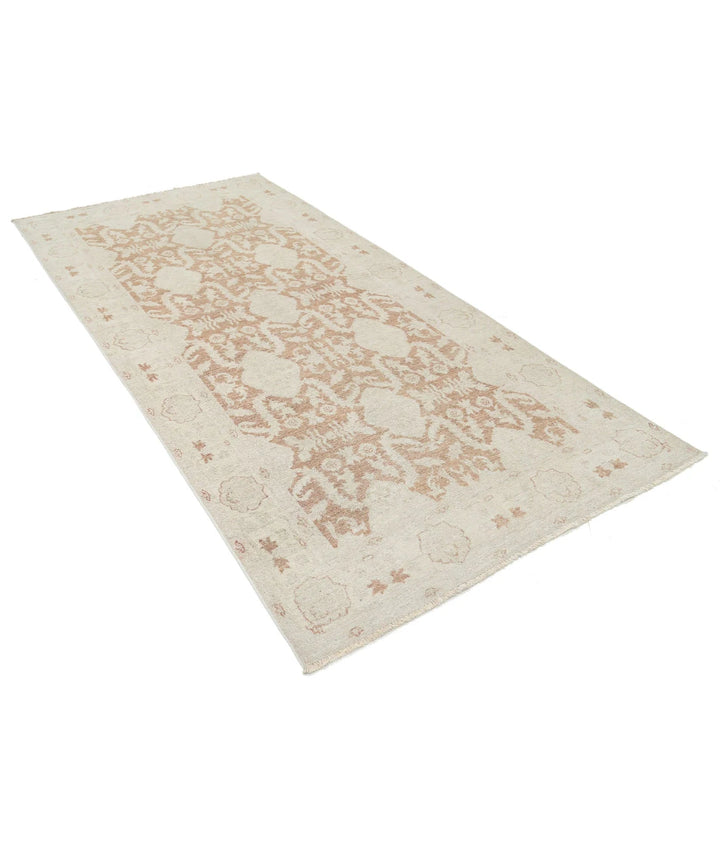 Afghan Serenity Rug 4' 8" x 9' 8" Hand-Knotted | No. AT35050