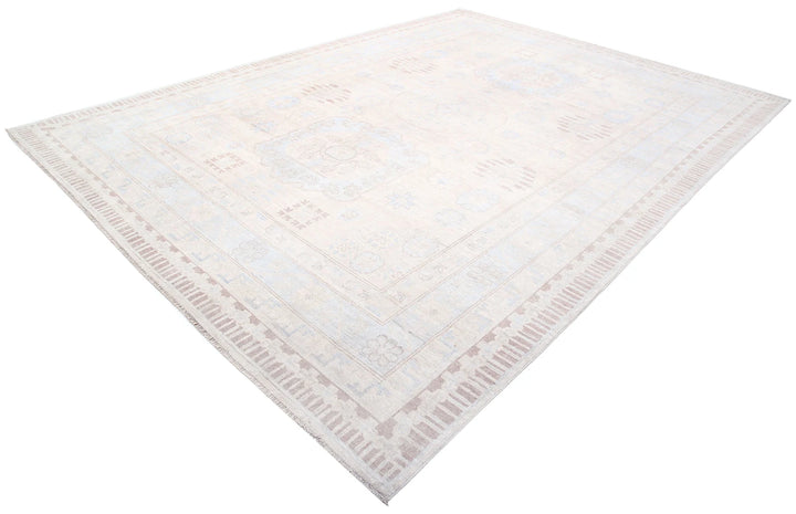 Afghan Khotan Rug 9' 10" x 13' 7" Hand-Knotted | No. AT35121