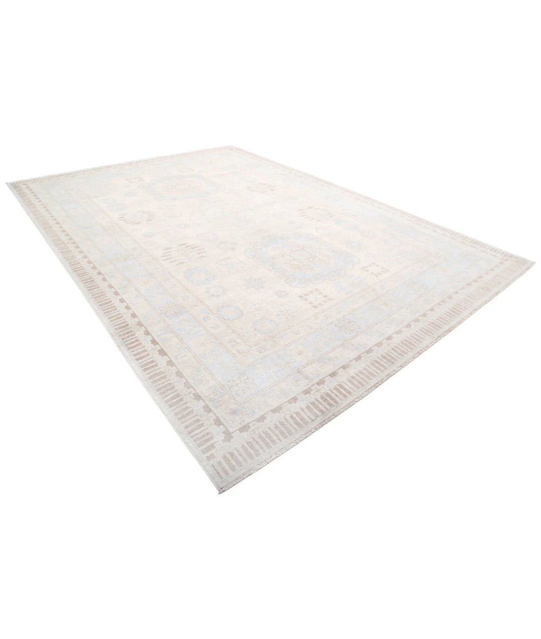 Afghan Khotan Rug 9' 10" x 13' 7" Hand-Knotted | No. AT35121