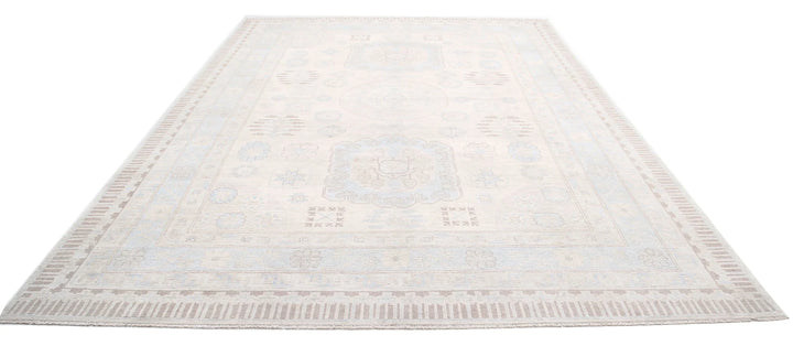 Afghan Khotan Rug 9' 10" x 13' 7" Hand-Knotted | No. AT35121