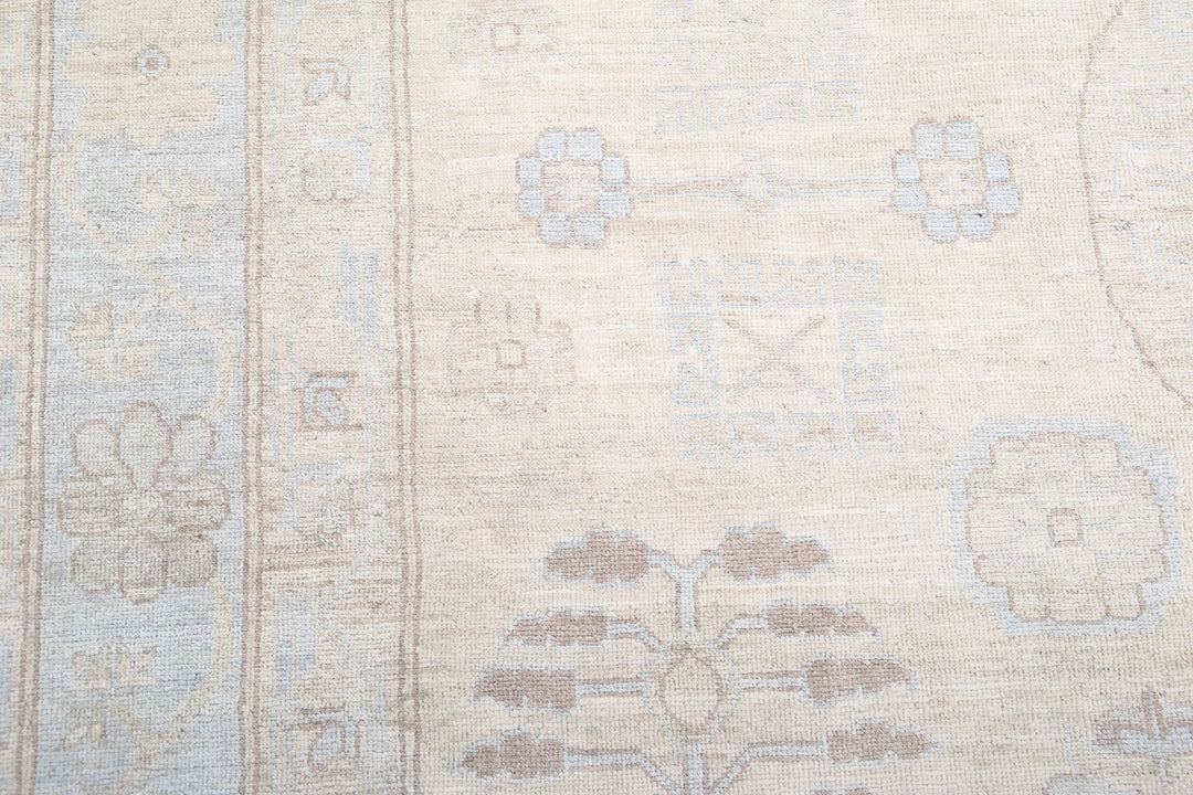 Afghan Khotan Rug 9' 10" x 13' 7" Hand-Knotted | No. AT35121