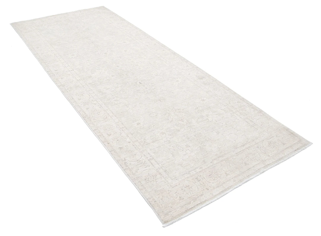 Afghan Serenity Runner Rug 3' 9" x 9' 7" Hand-Knotted | No. AT35165