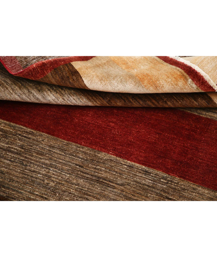 Multicolor Afghan Oriental Rug 4' 0" x 6' 0" Hand-Knotted view