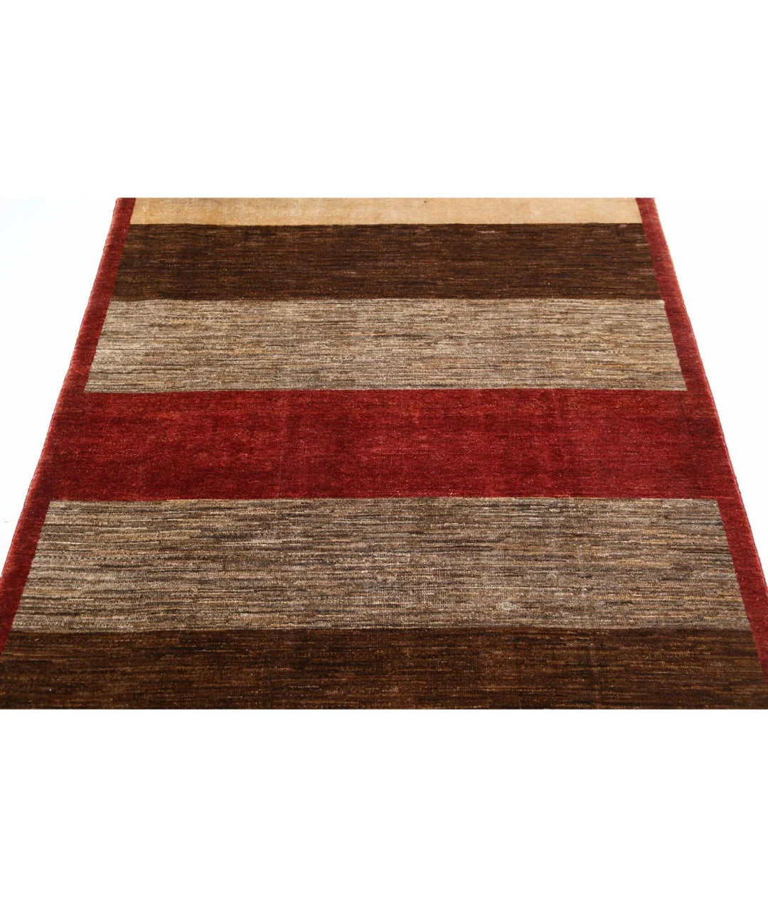 Multicolor Afghan Oriental Rug 4' 0" x 6' 0" Hand-Knotted | No. AT35517
