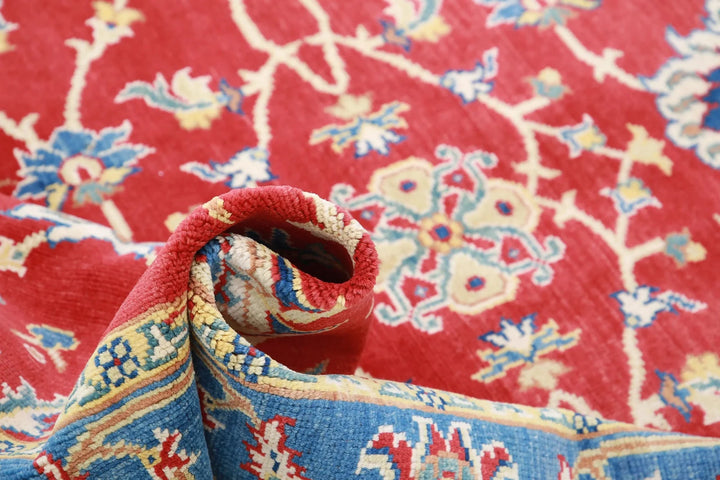 Afghan Ziegler Rug 5' 0" x 6' 5" Hand-Knotted | No. AT35604