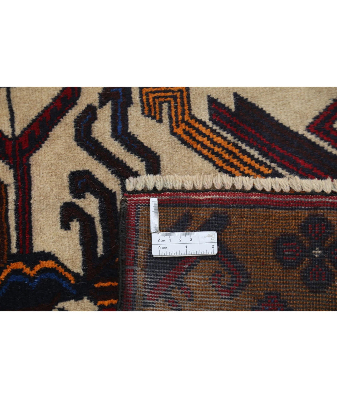 Red Afghan Tribal Rug 3' 0" x 4' 9" Hand-Knotted | No. AT35690