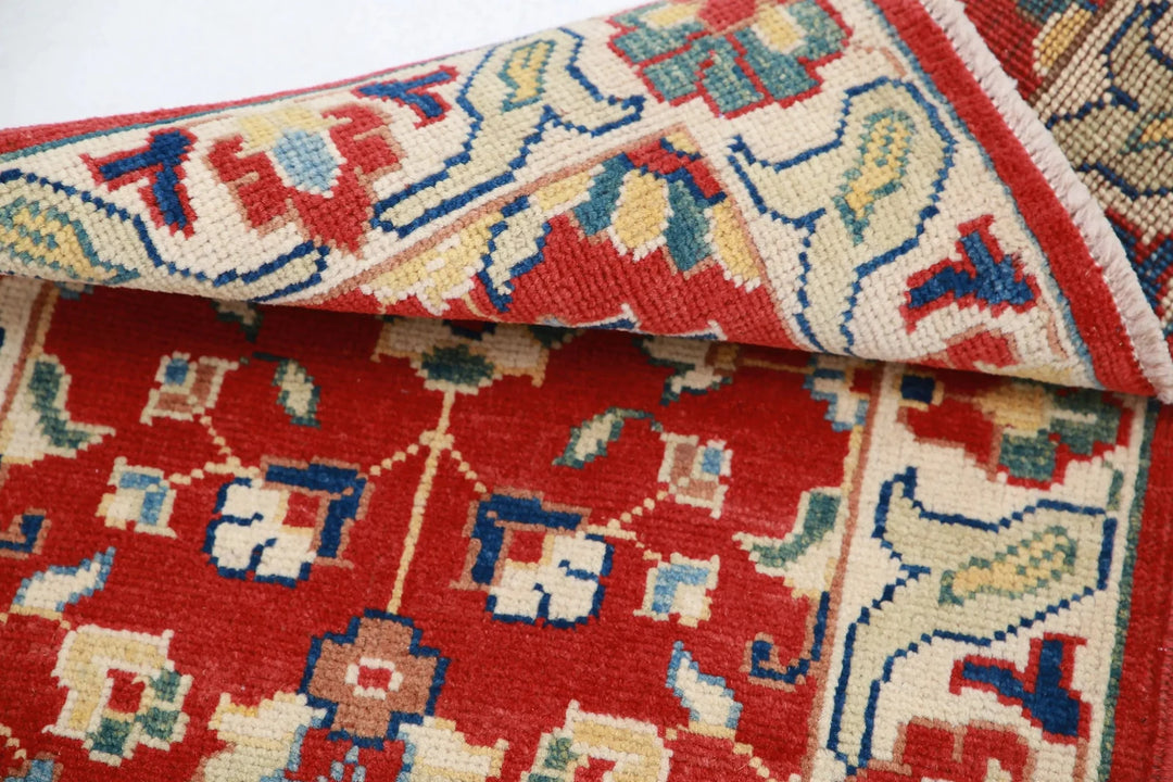Afghan Ziegler Rug 2' 1" x 3' 0" Hand-Knotted | No. AT35725