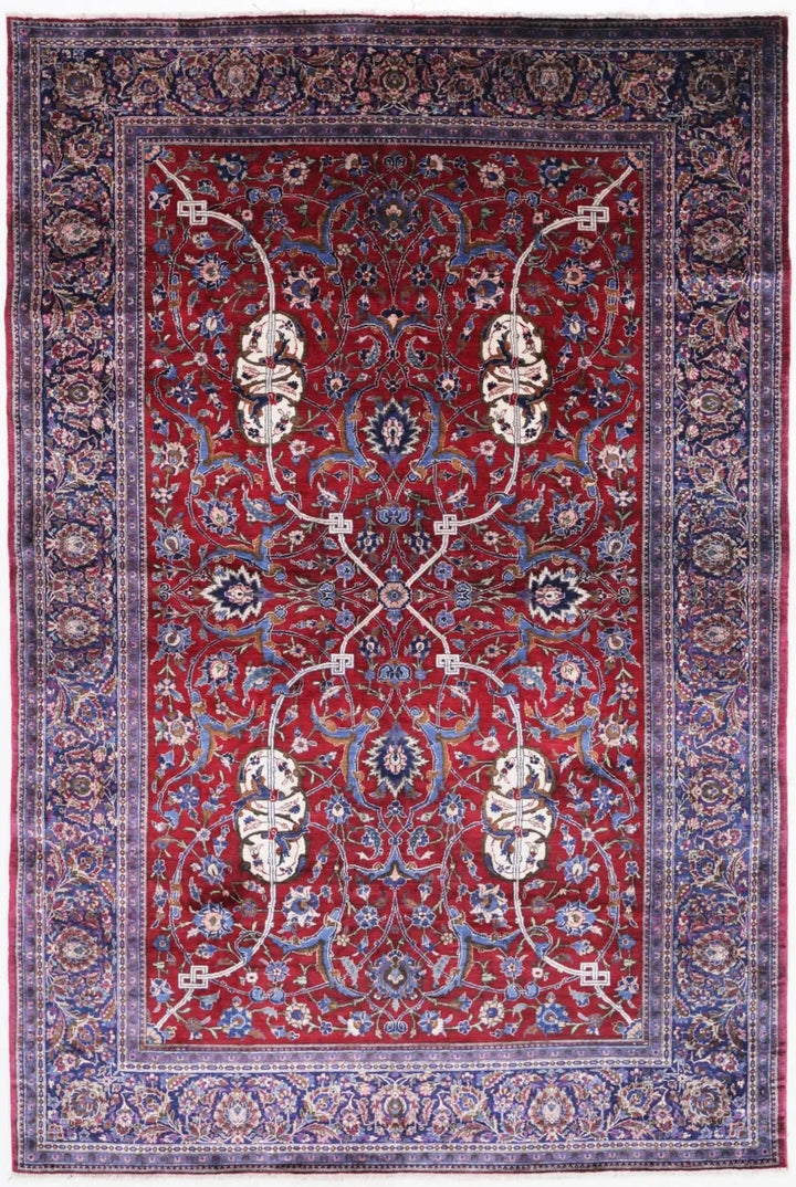 Persian Kashan Rug 4' 5" x 6' 9" Hand-Knotted | No. AT35963