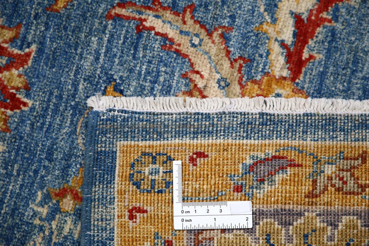 Afghan Ziegler Rug 6' 6" x 10' 2" Hand-Knotted | No. AT35985