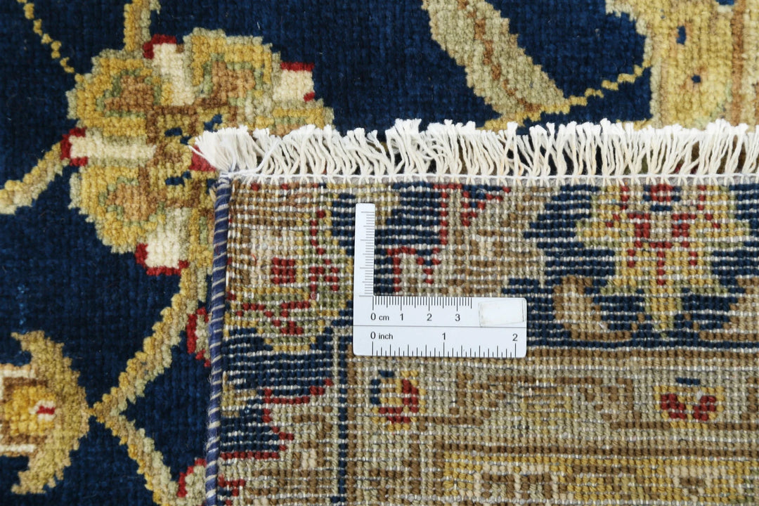 Blue Red Indian Ziegler Rug 9' 11" x 13' 10" Hand-Knotted | No. AT36002