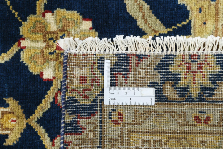 Blue Red Indian Ziegler Rug 9' 11" x 13' 10" Hand-Knotted | No. AT36002