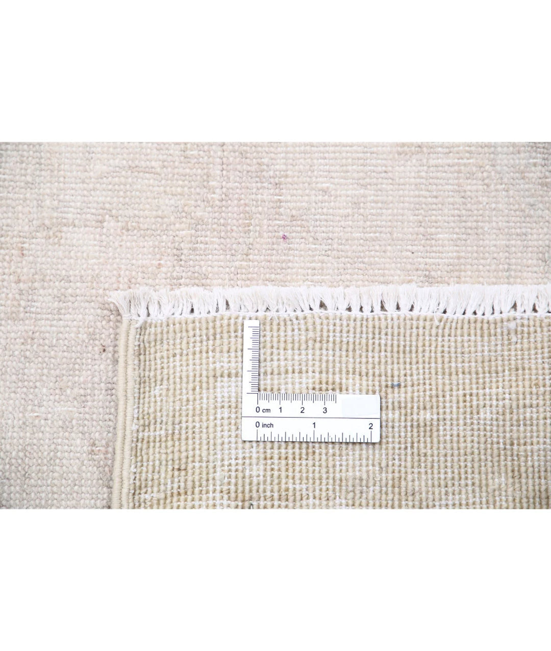 Ivory Afghan Serenity Rug 13' 0" x 16' 10" Hand-Knotted | No. AT36324