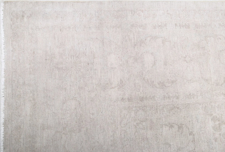 Ivory Afghan Serenity Rug 13' 0" x 16' 10" Hand-Knotted | No. AT36324