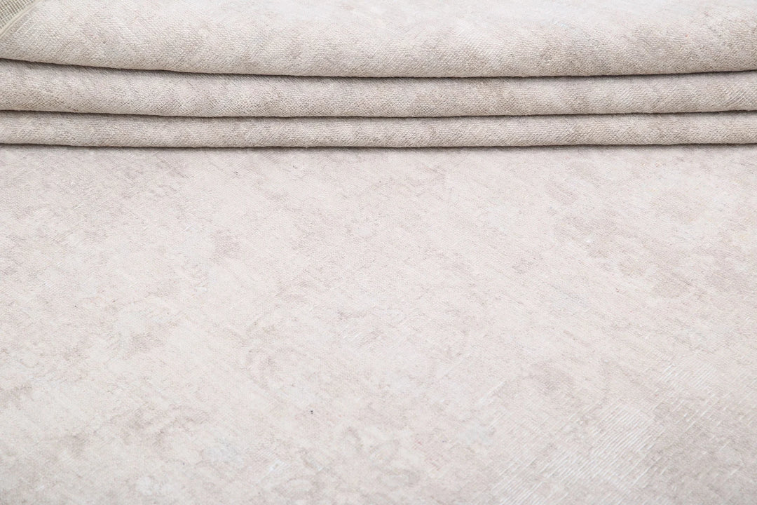 Ivory Afghan Serenity Rug 13' 0" x 16' 10" Hand-Knotted | No. AT36324