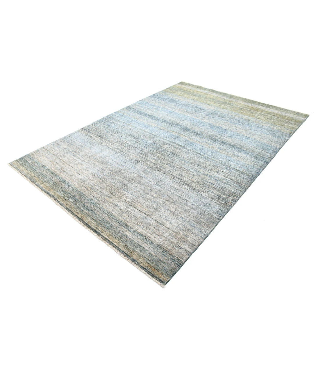 Afghan Modcar Rug 6' 0" x 8' 10" Hand-Knotted | No. AT36390