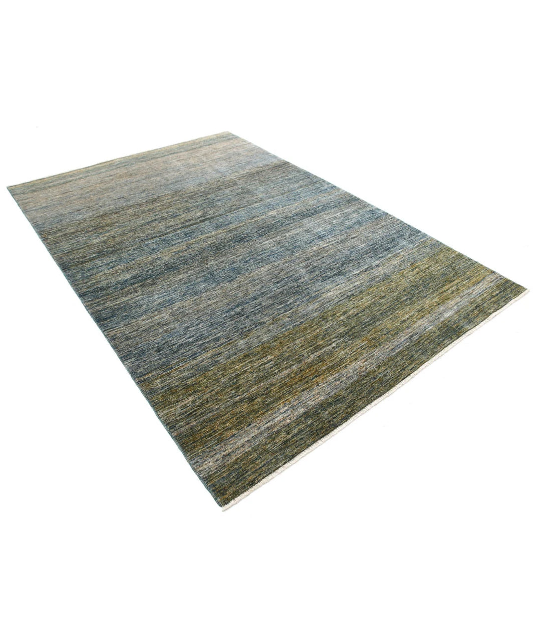 Afghan Modcar Rug 6' 0" x 8' 10" Hand-Knotted | No. AT36390