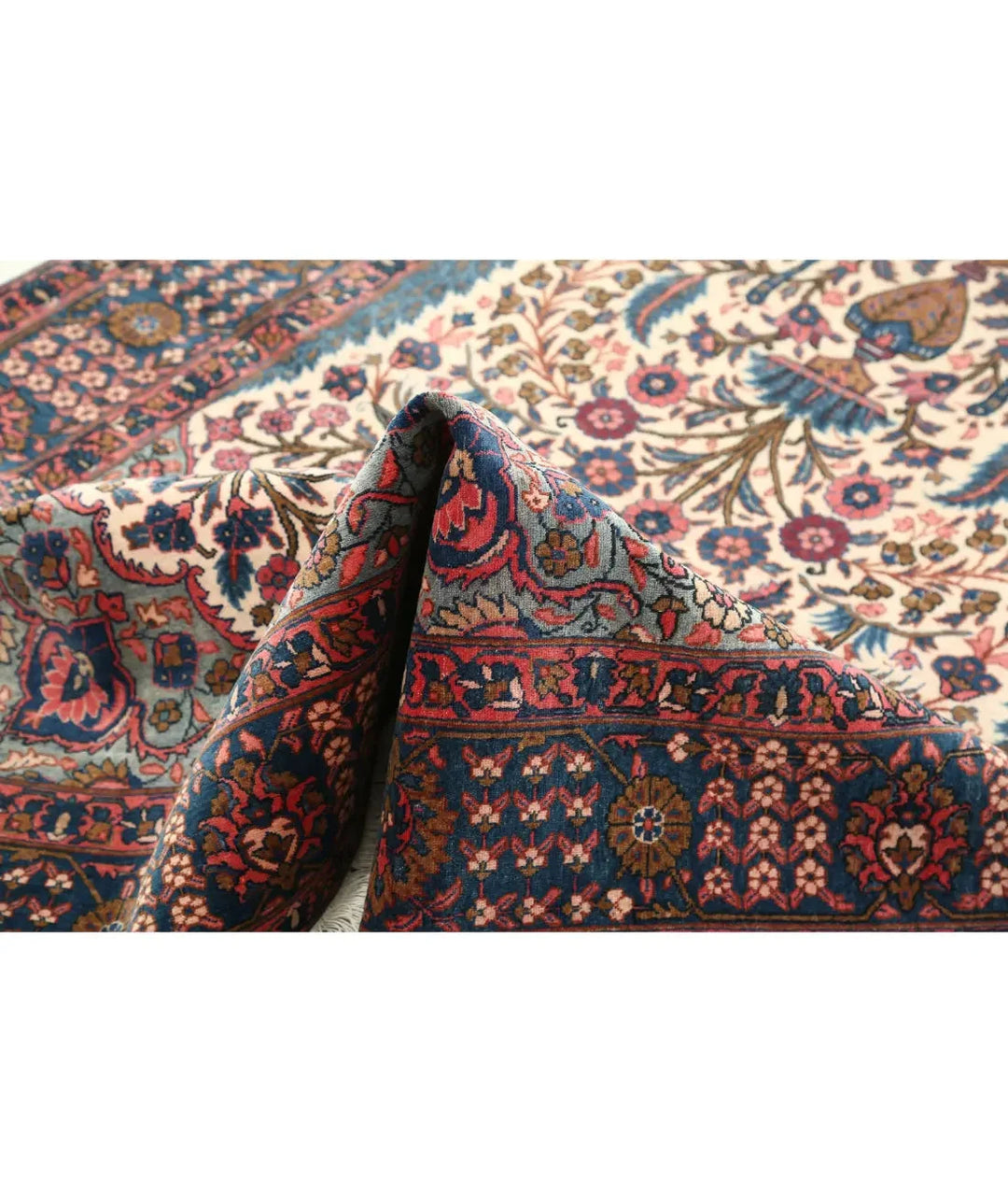 Persian Kerman Rug 4' 5" x 6' 1" Hand-Knotted | No. AT36400