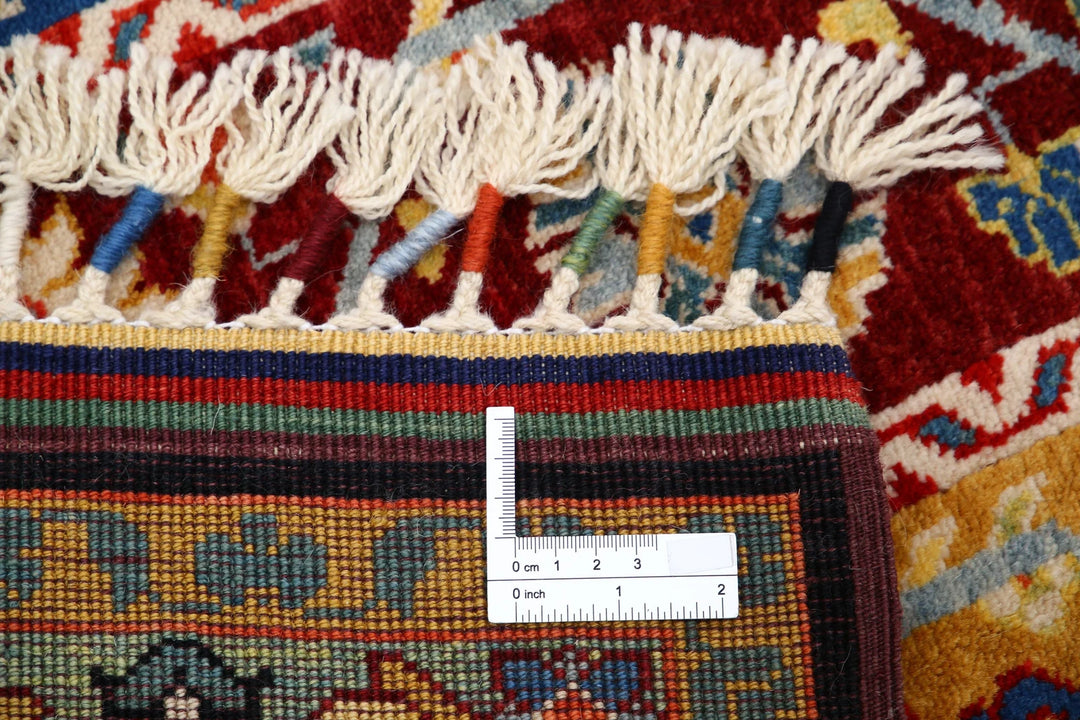 Afghan Shaal Rug 5' 1" x 6' 11" Hand-Knotted | No. AT36462