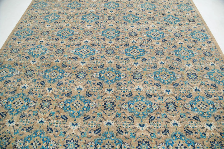 Afghan Art & Craft Rug 8' 10" x 11' 7" Hand-Knotted | No. AT36488