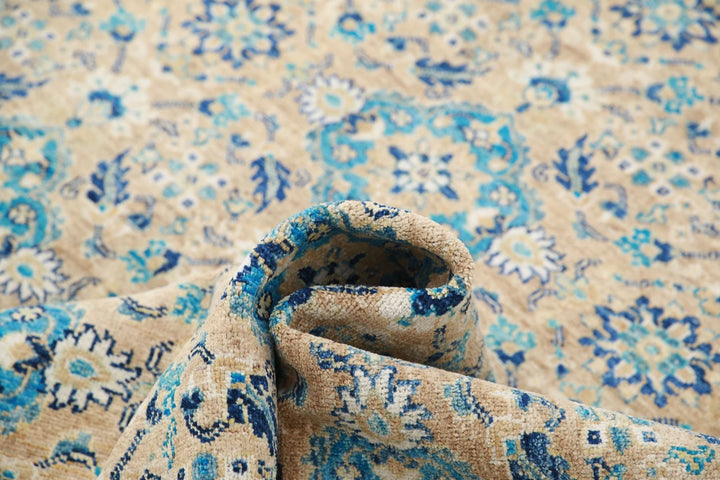 Afghan Art & Craft Rug 8' 10" x 11' 7" Hand-Knotted | No. AT36488