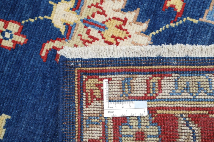 Afghan Ziegler Rug 3' 4" x 4' 11" Hand-Knotted | No. AT36504
