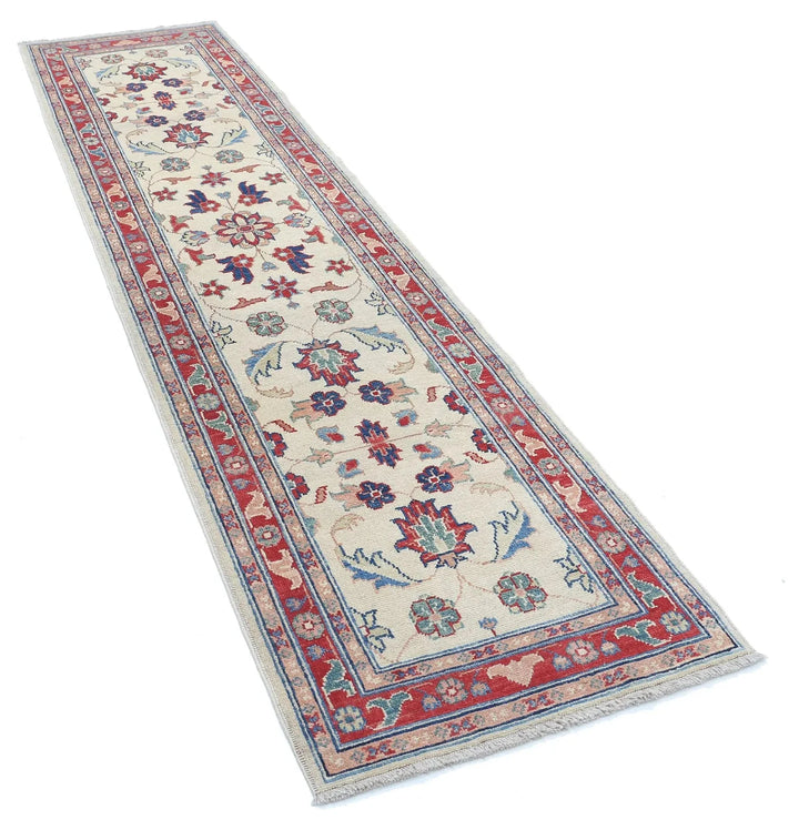 Afghan Ziegler Rug 2' 6" x 9' 11" Hand-Knotted | No. AT36578