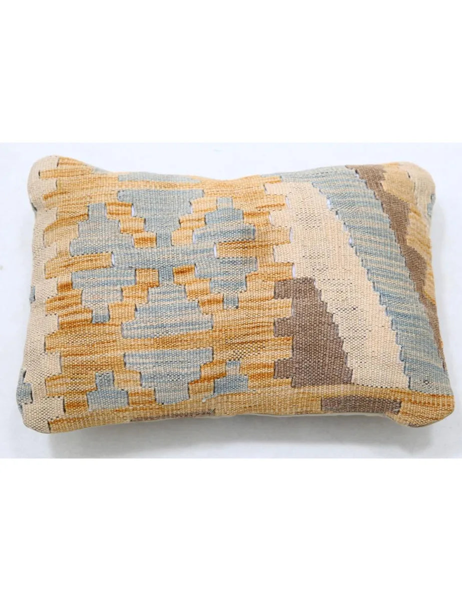 Afghan Tribal Pillow 1' 0" x 1' 5" Hand-Woven | No. AT36638