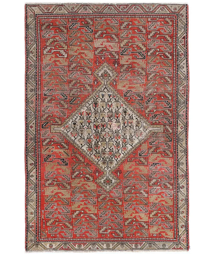 Persian Malayer Rug 3' 9" x 5' 7" Hand-Knotted | No. AT36722
