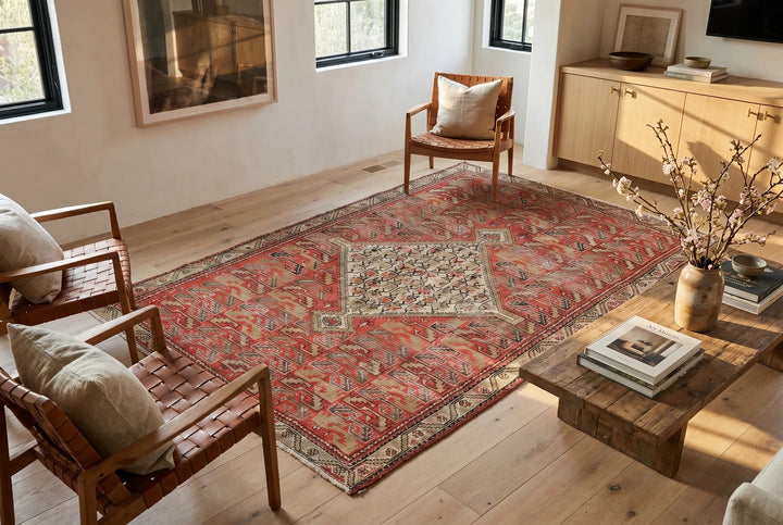 Persian Malayer Rug 3' 9" x 5' 7" Hand-Knotted | No. AT36722