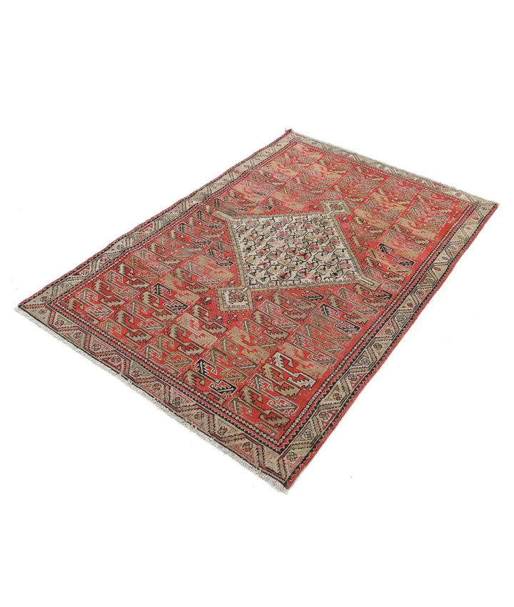 Persian Malayer Rug 3' 9" x 5' 7" Hand-Knotted | No. AT36722
