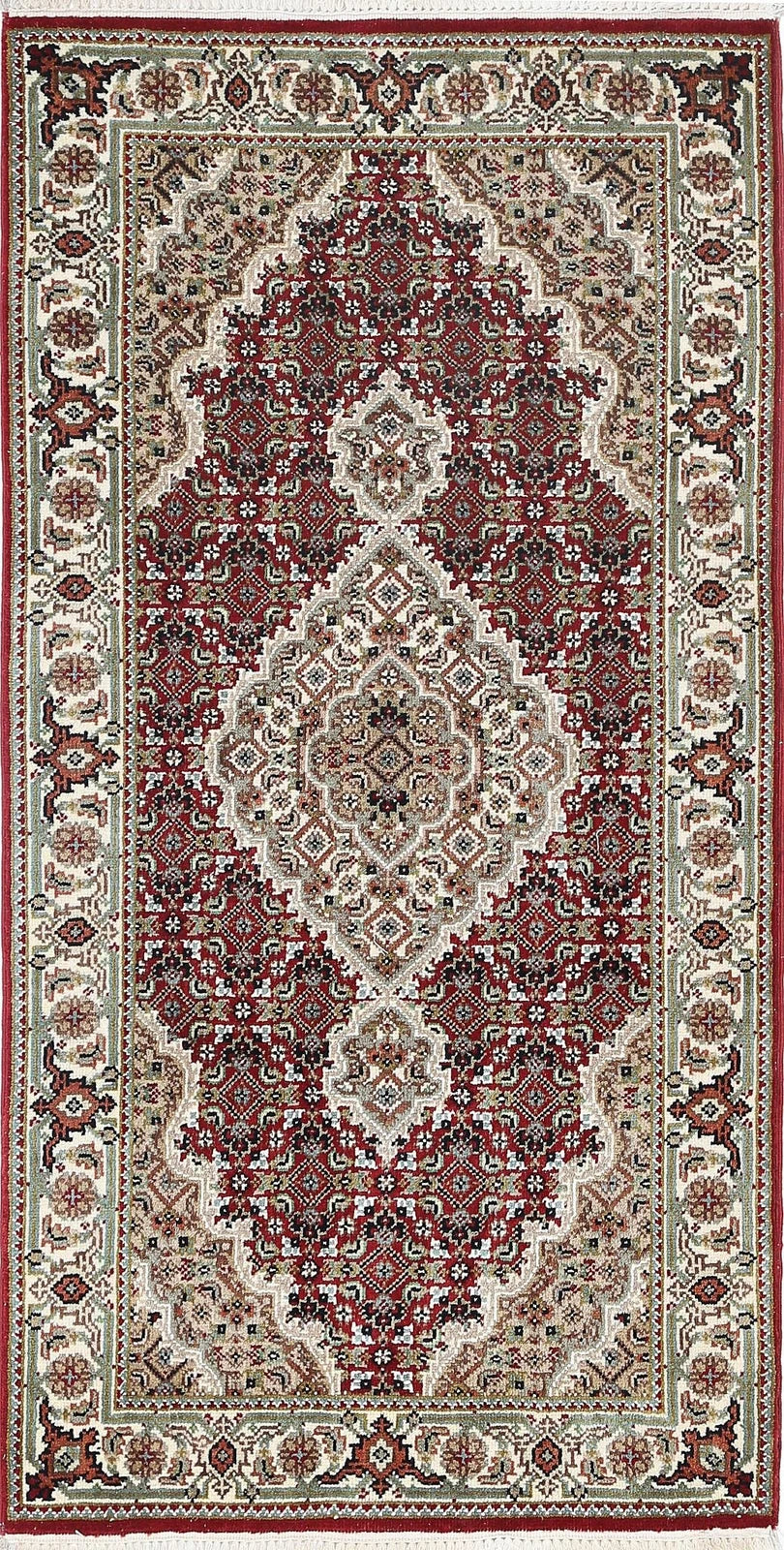 Red Indian Ziegler Rug 2' 3" x 4' 5" Hand-Knotted | No. AT36997