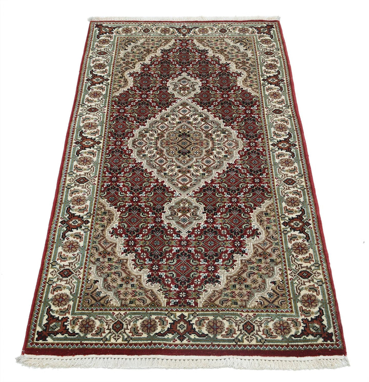 Red Indian Ziegler Rug 2' 3" x 4' 5" Hand-Knotted | No. AT36997