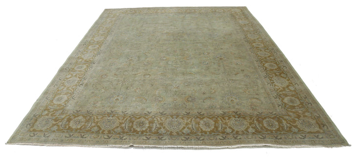 Indian Ziegler Rug 8' 10" x 11' 6" Hand-Knotted | No. AT37038