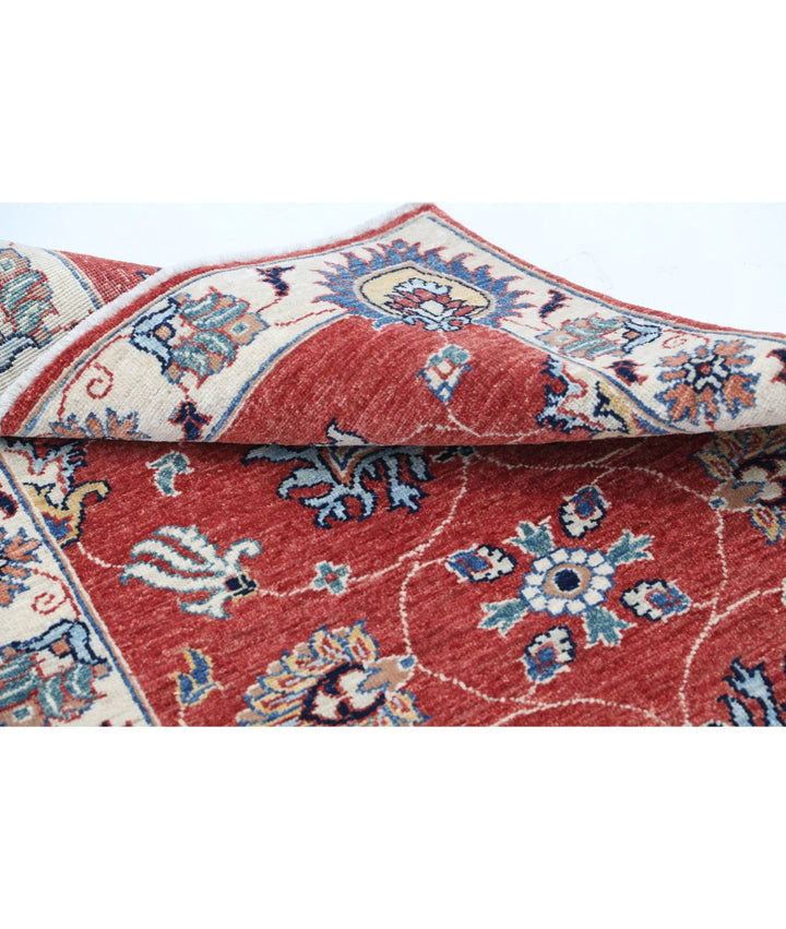 Afghan Ziegler Rug 2' 9" x 4' 1" Hand-Knotted | No. AT37056