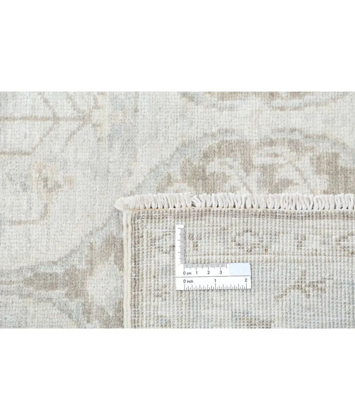 Brown Afghan Serenity Rug 3' 2" x 10' 0" Hand-Knotted | No. AT370615