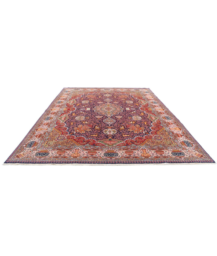 Persian Kashmar Rug 9' 8" x 12' 7" Hand-Knotted | No. AT37101