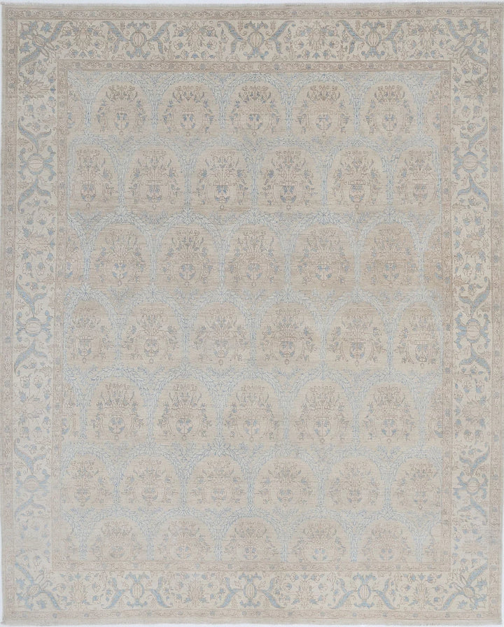 Afghan Serenity Rug 7' 7" x 9' 5" Hand-Knotted | No. AT37163
