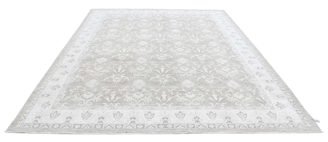 Afghan Serenity Rug 8' 9" x 11' 8" Hand-Knotted | No. AT37168