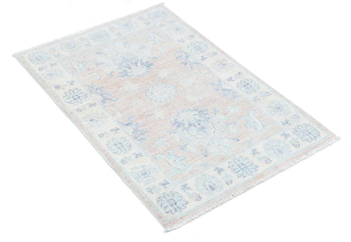 Afghan Serenity Rug 2' 1" x 3' 0" Hand-Knotted | No. AT37225