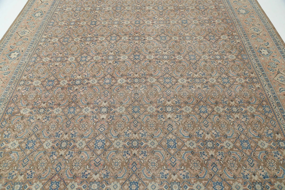 Persian Tabriz Rug 9' 7" x 12' 7" Hand-Knotted | No. AT37496