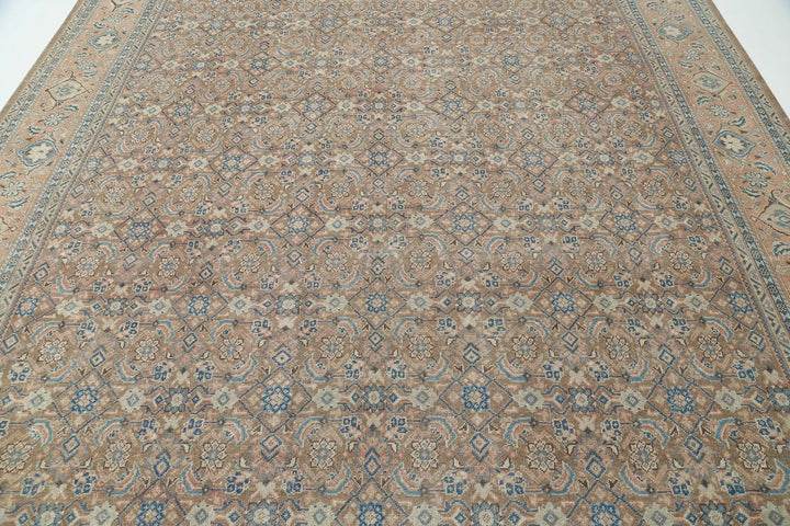 Persian Tabriz Rug 9' 7" x 12' 7" Hand-Knotted | No. AT37496