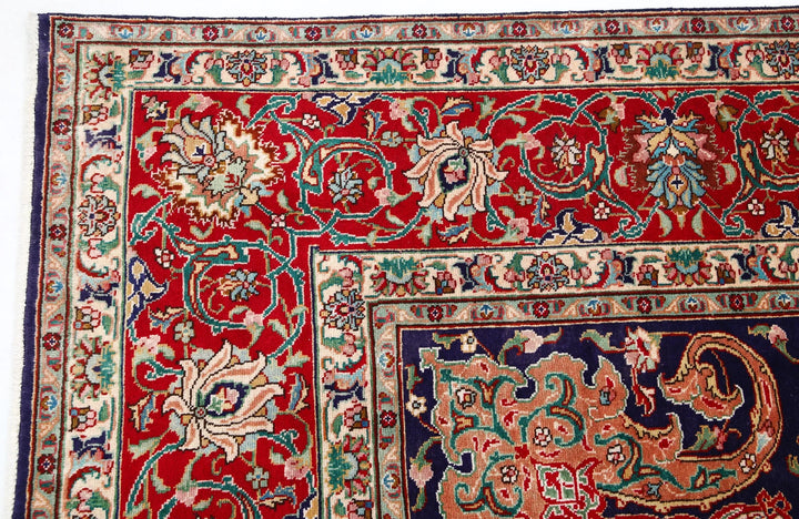 Persian Tabriz Rug 9' 10" x 12' 9" Hand-Knotted | No. AT37569
