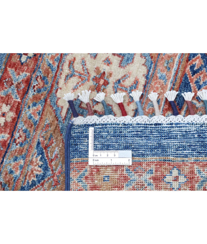 Afghan Khurjeen Rug 6' 8" x 9' 7" Hand-Knotted | No. AT37581