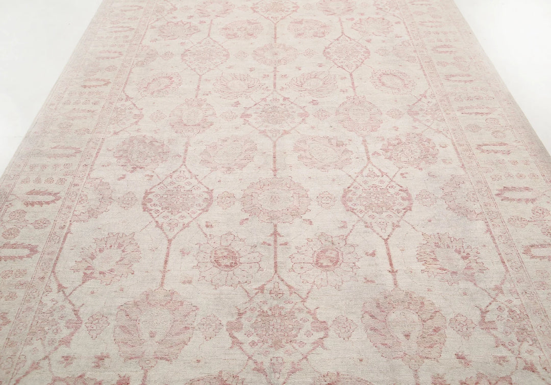 Afghan Serenity Rug 8' 6" x 17' 5" Hand-Knotted | No. AT37659